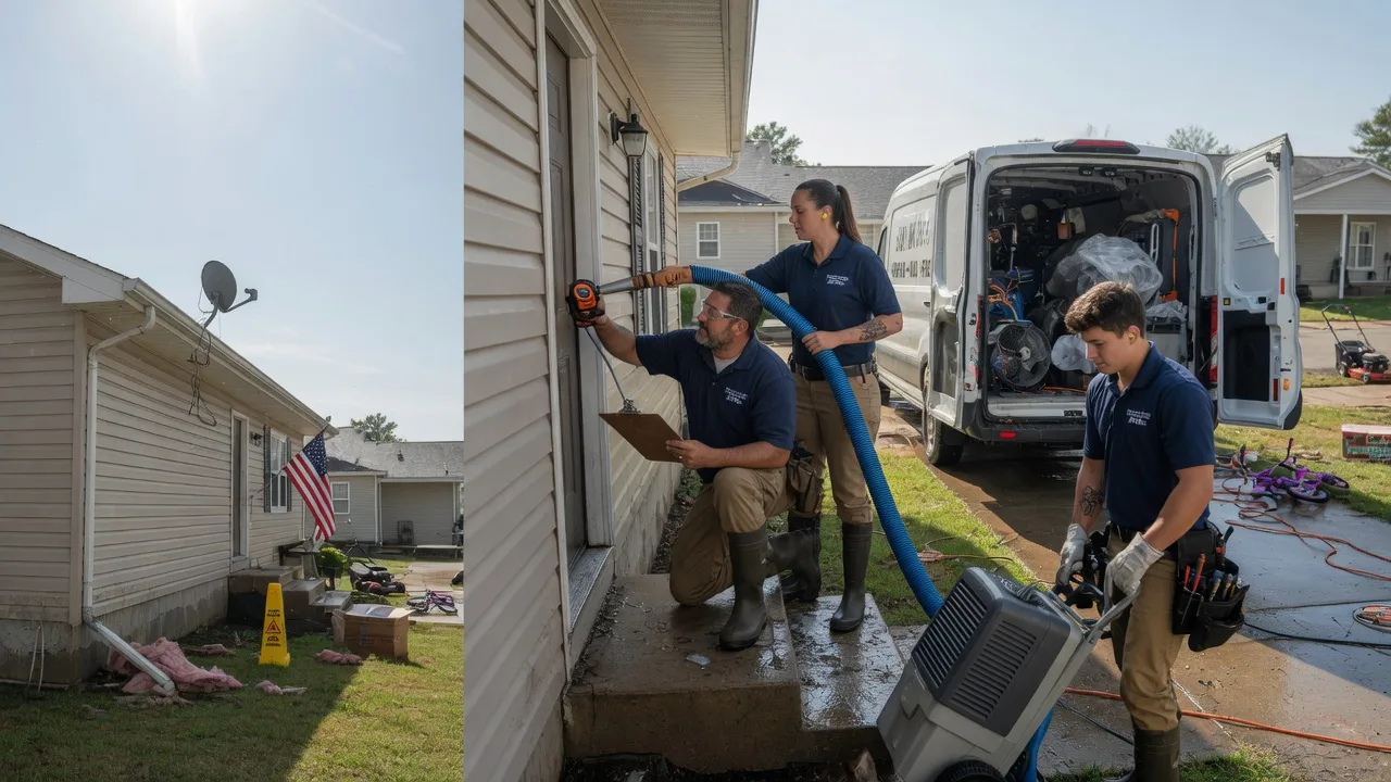 Ceiling Water Damage Restoration in Zanoni, MO near me